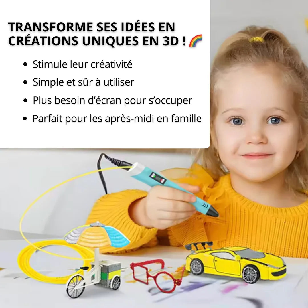 Le Stylo 3D Magique 🎨✨ - CreativePenKids